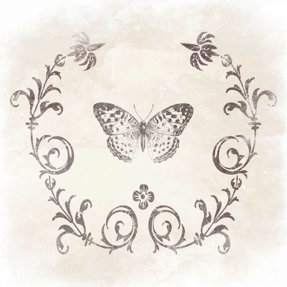 Stencil Butterfly art print by Jace Grey for $57.95 CAD