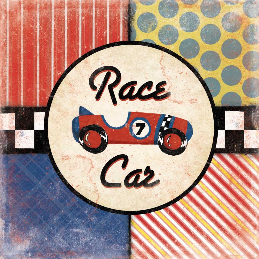 Race Car art print by Jace Grey for $57.95 CAD