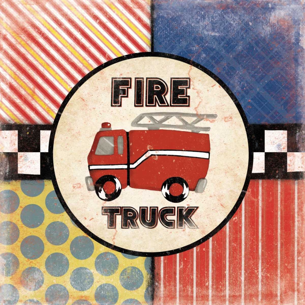 Fire Truck art print by Jace Grey for $57.95 CAD