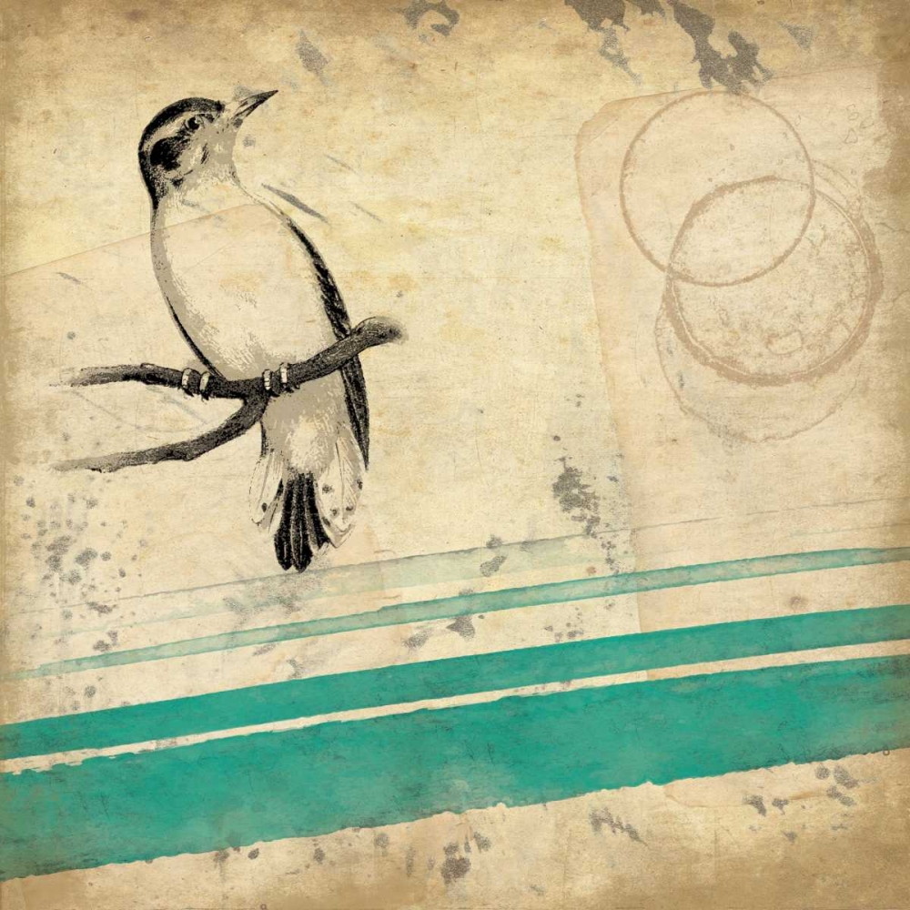 Grunge Bird Mate art print by Jace Grey for $57.95 CAD