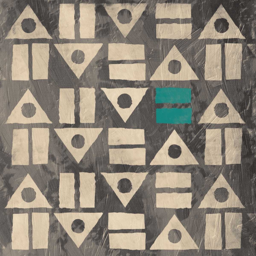 Teal Rectangle art print by Jace Grey for $57.95 CAD