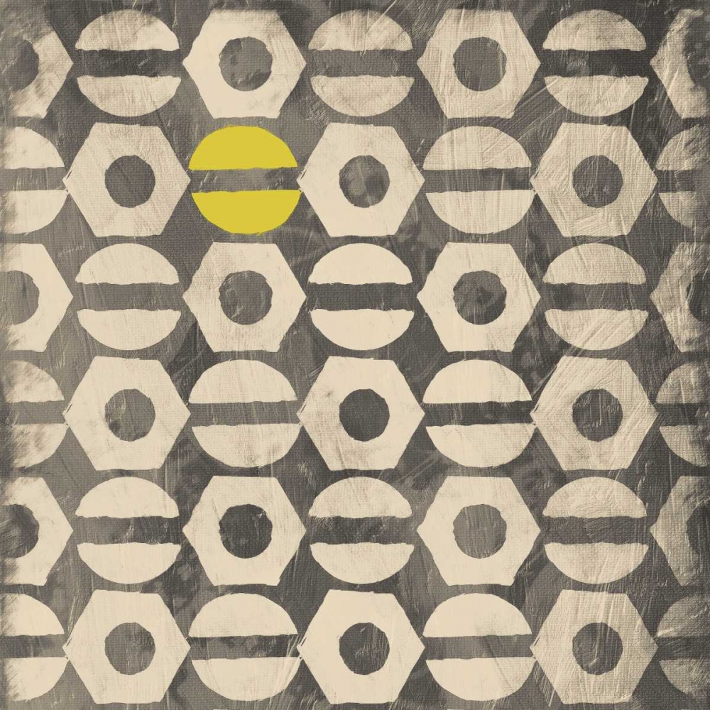 Pattern Yellow gray art print by Jace Grey for $57.95 CAD
