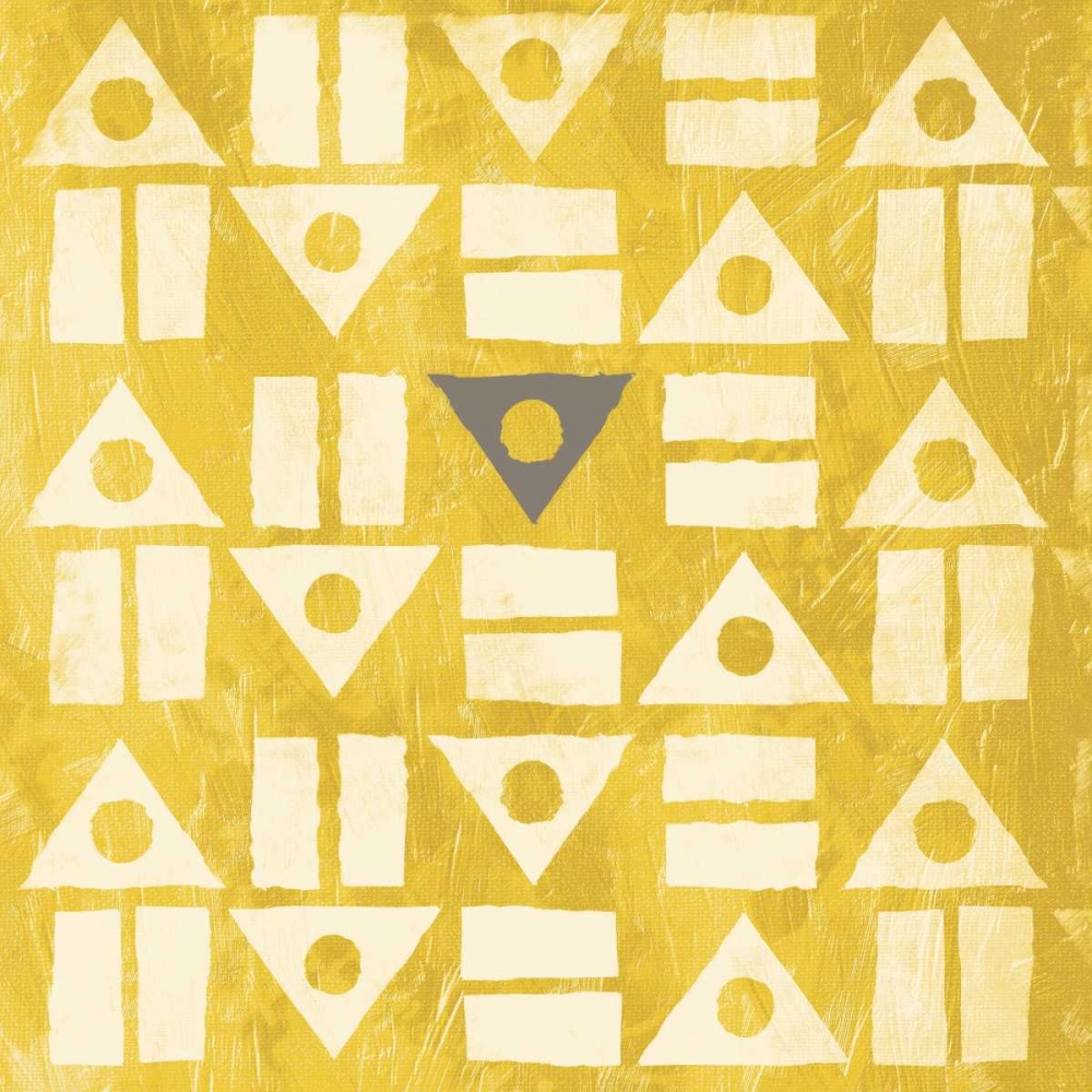 Pattern mate gray yellow art print by Jace Grey for $57.95 CAD