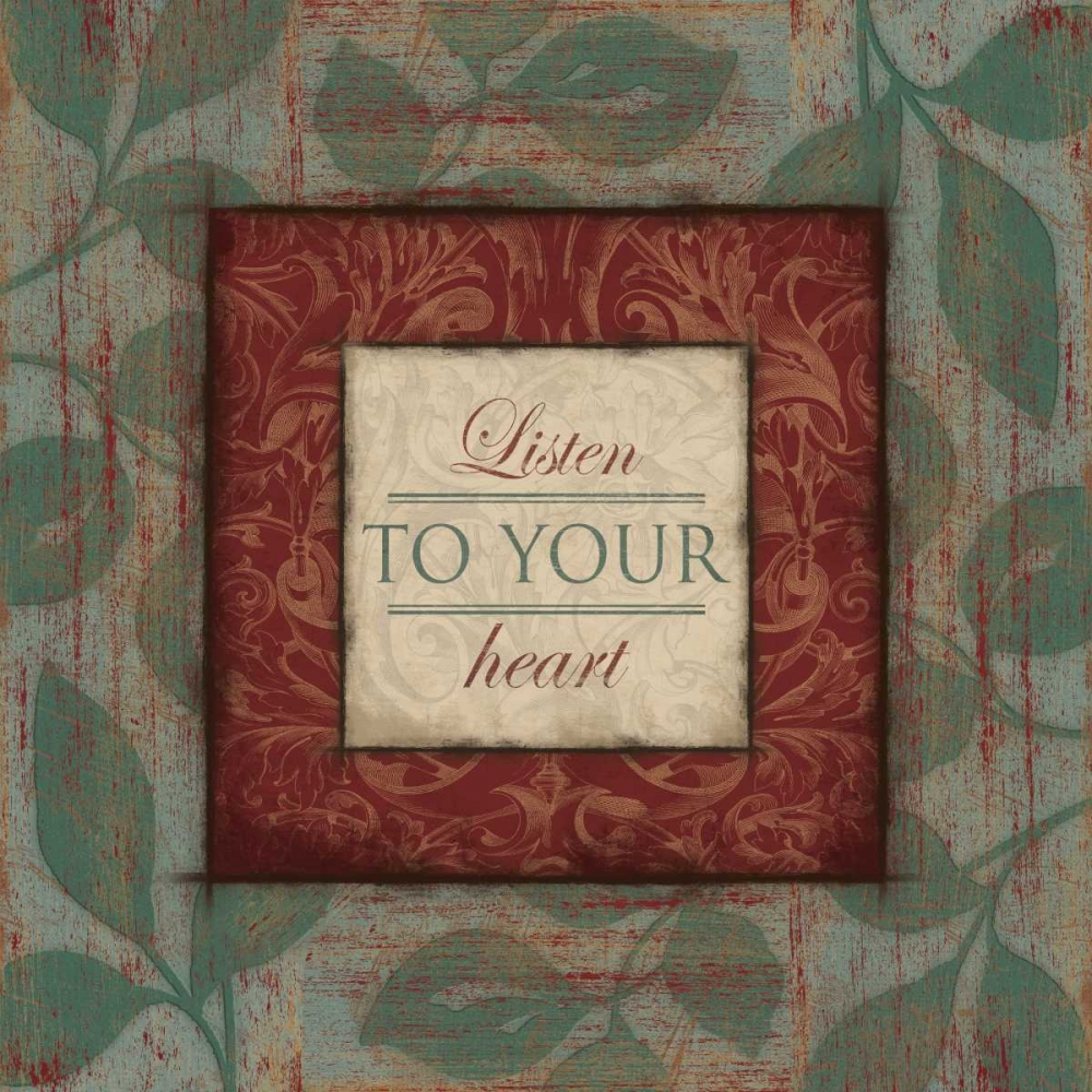 Listen to Your Heart art print by Jace Grey for $57.95 CAD