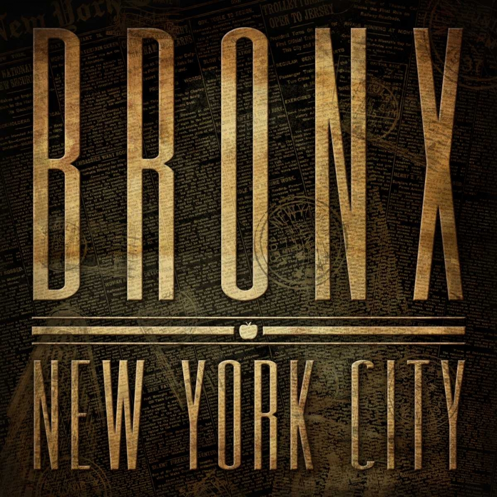 Bronx Print art print by Jace Grey for $57.95 CAD