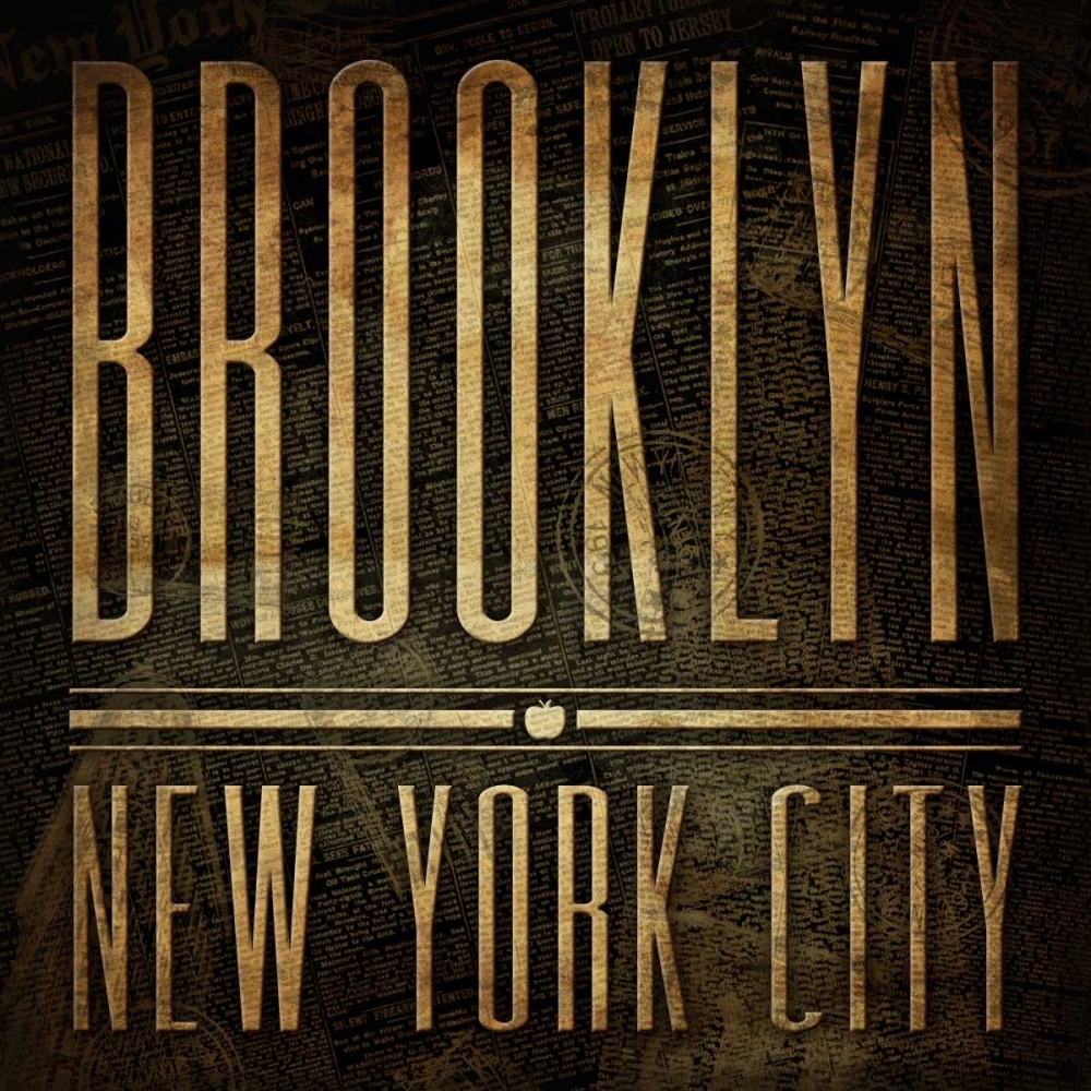 Brooklyn Print art print by Jace Grey for $57.95 CAD