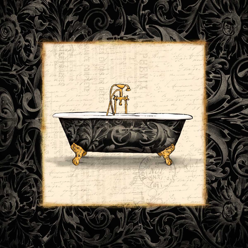 Cream Bath Bordered art print by Jace Grey for $57.95 CAD