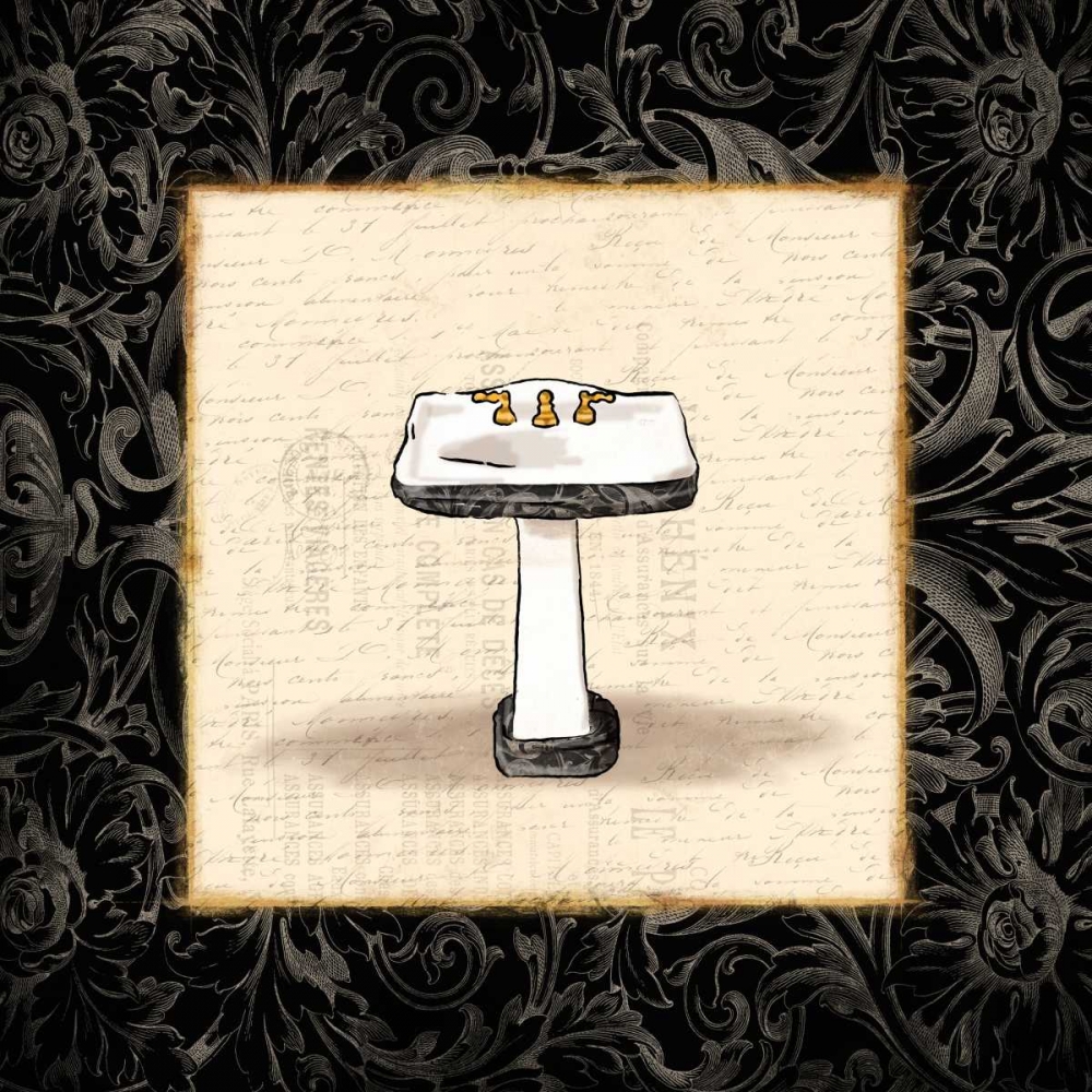 Cream Sink Bordered art print by Jace Grey for $57.95 CAD