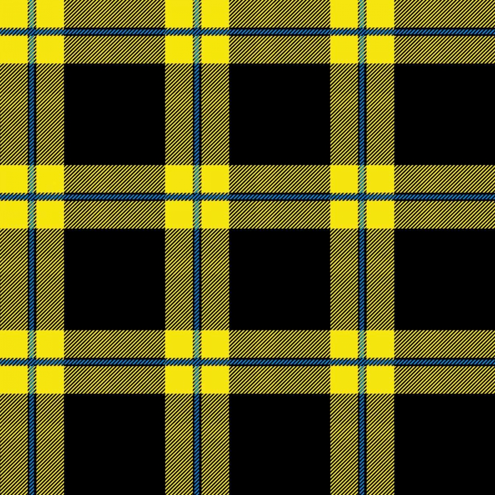 Yellow Blue Plaid art print by Jace Grey for $57.95 CAD