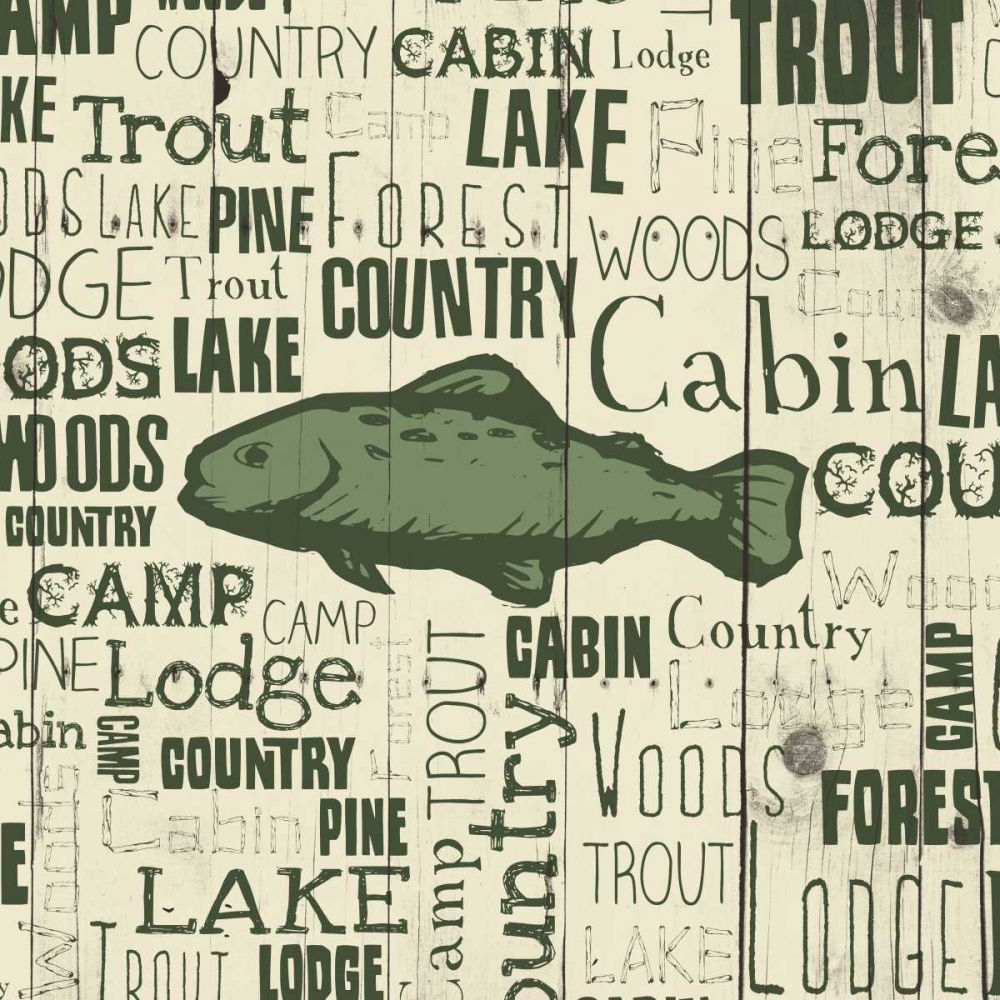 Country Trout art print by Jace Grey for $57.95 CAD