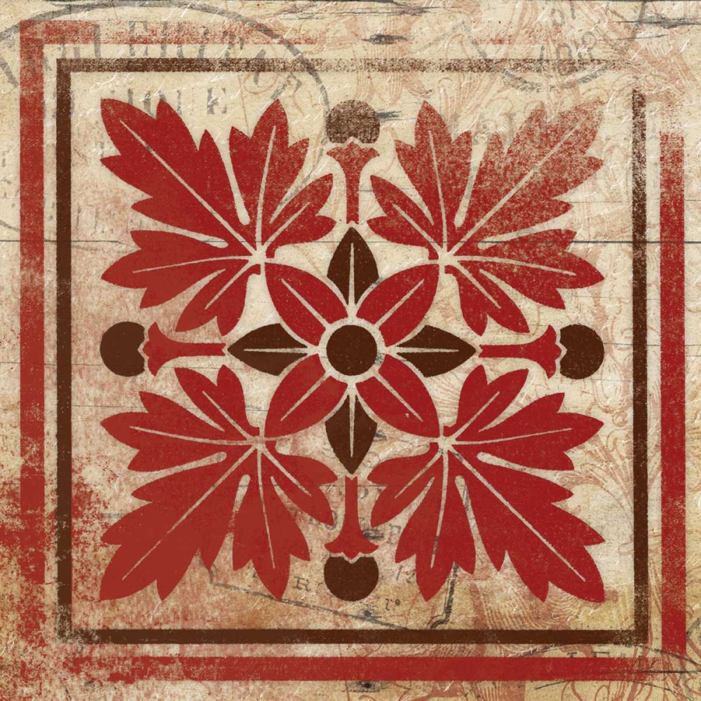 Red Pattern 8 art print by Jace Grey for $57.95 CAD