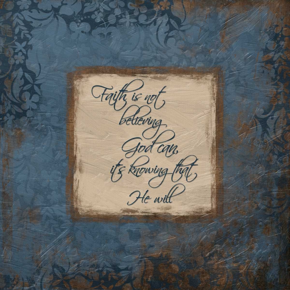 Faith Blue art print by Jace Grey for $57.95 CAD