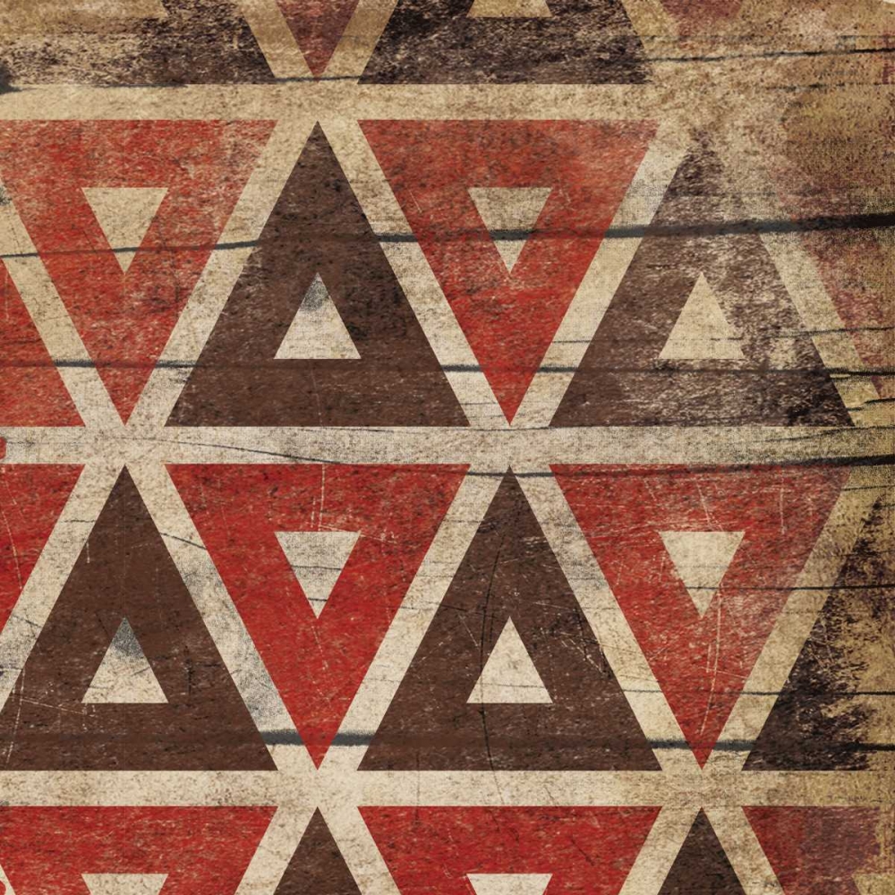 Red Geo 3 art print by Jace Grey for $57.95 CAD