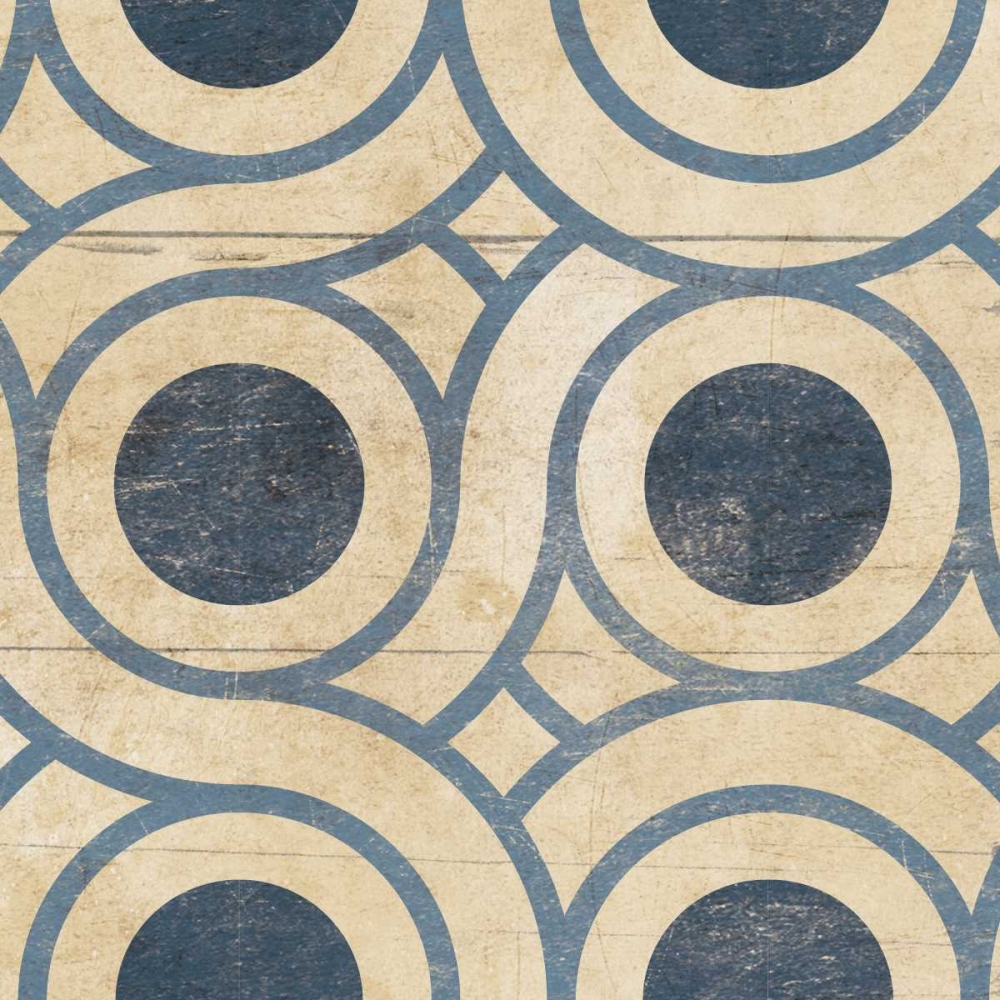 GEO Patch5 Blue art print by Jace Grey for $57.95 CAD
