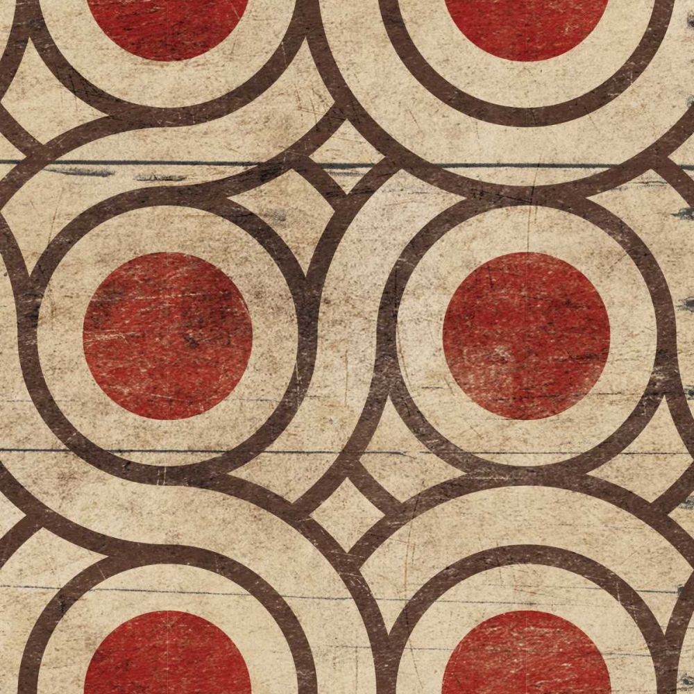 Red Geo 5 art print by Jace Grey for $57.95 CAD