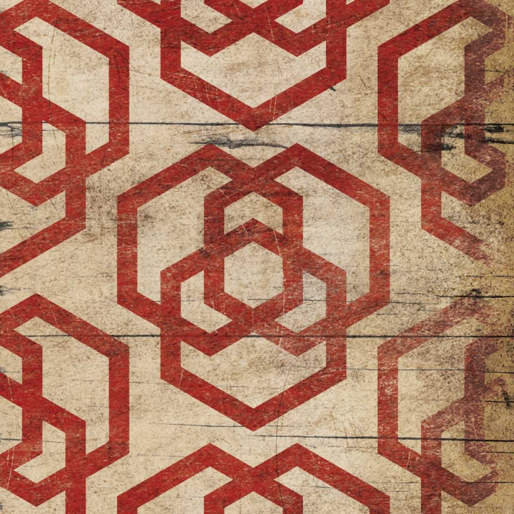 Red Geo 6 art print by Jace Grey for $57.95 CAD