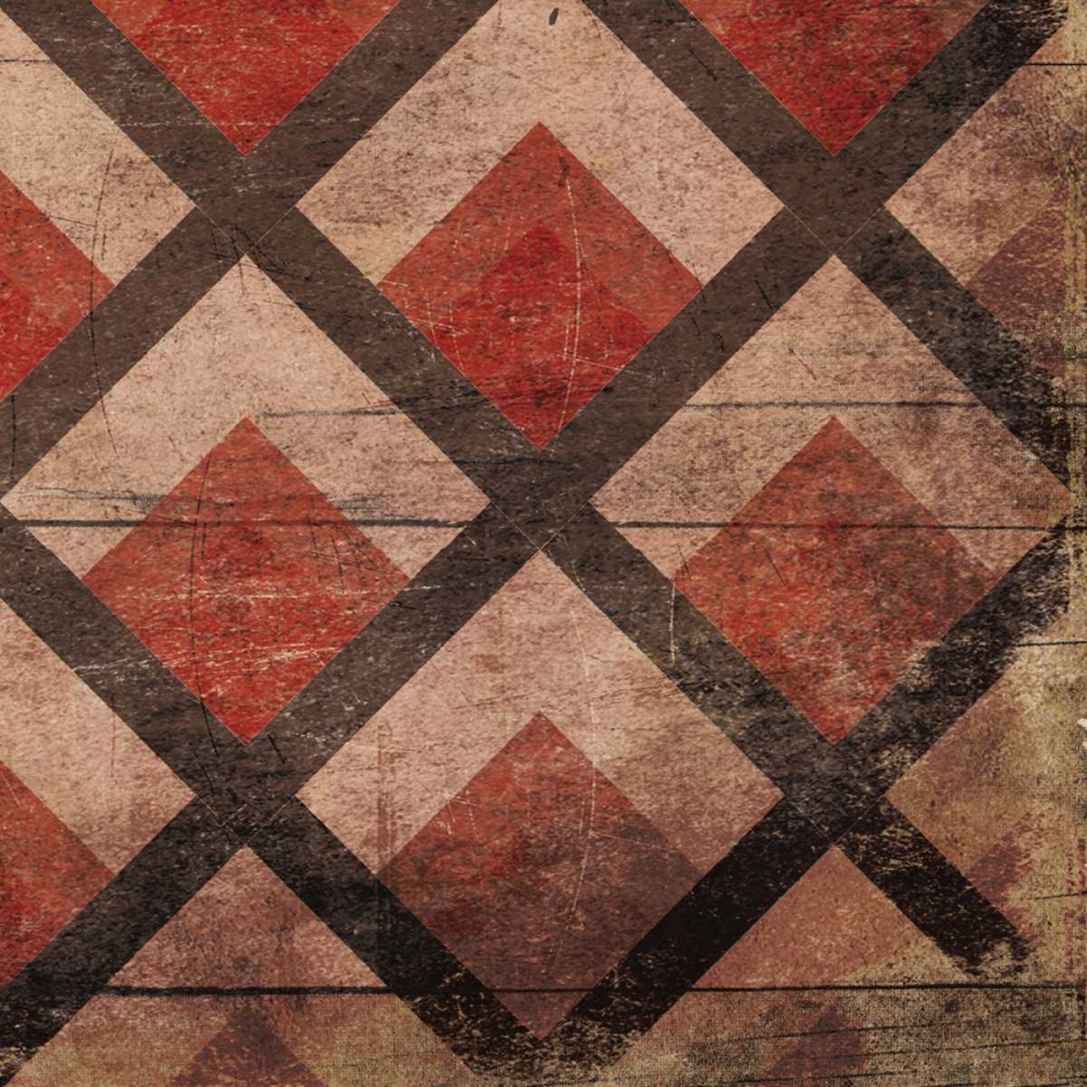 Red Geo 9 art print by Jace Grey for $57.95 CAD