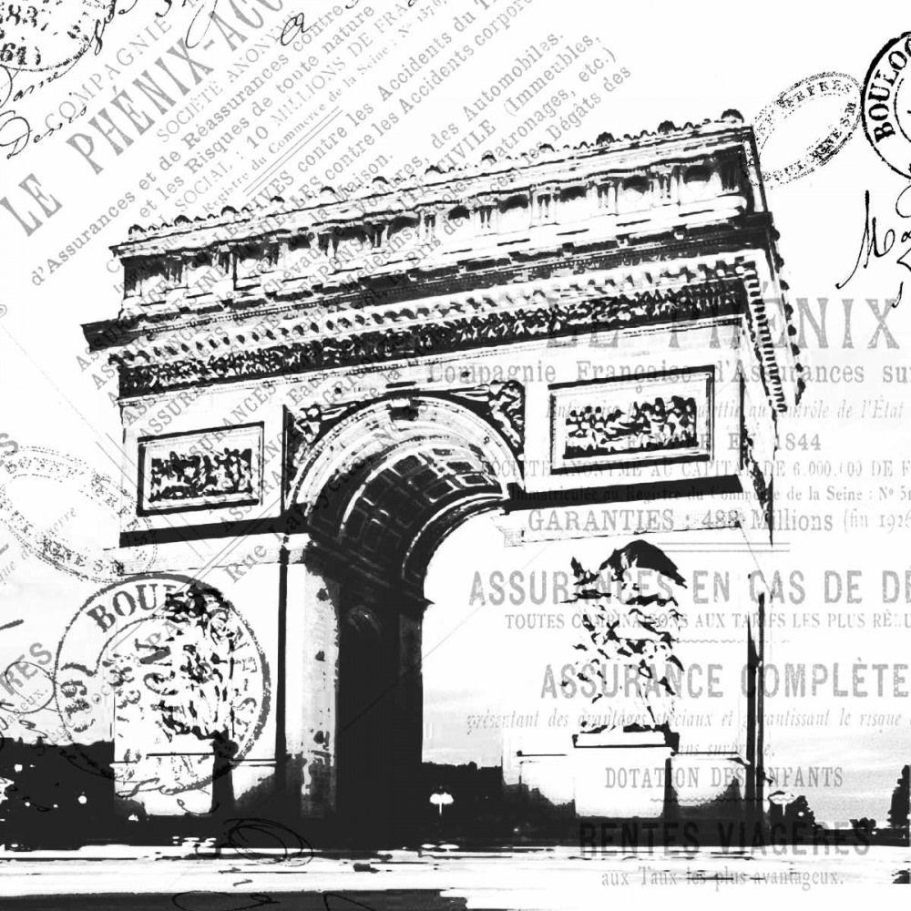 Paris Arch art print by Jace Grey for $57.95 CAD
