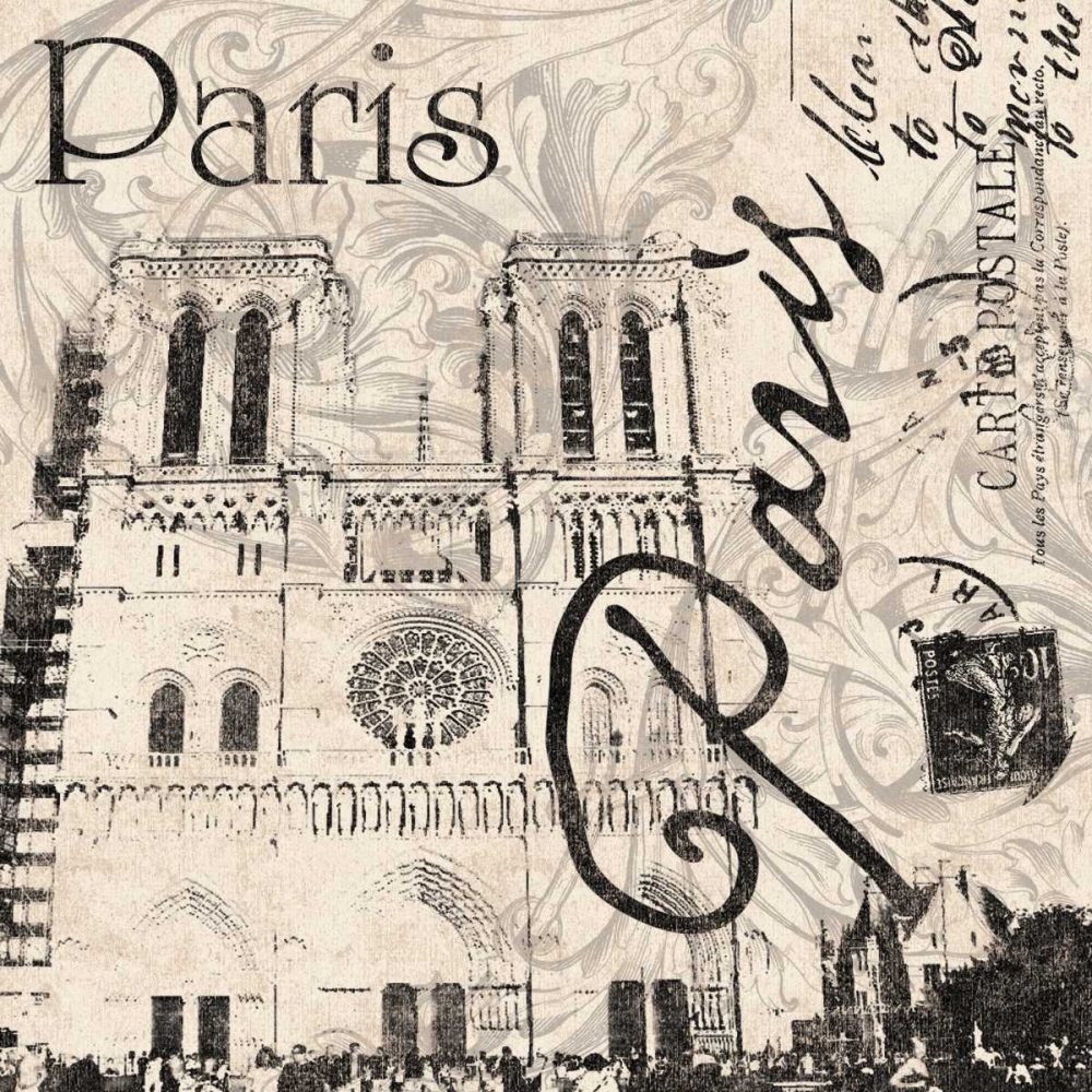 Notre Dame art print by Jace Grey for $57.95 CAD