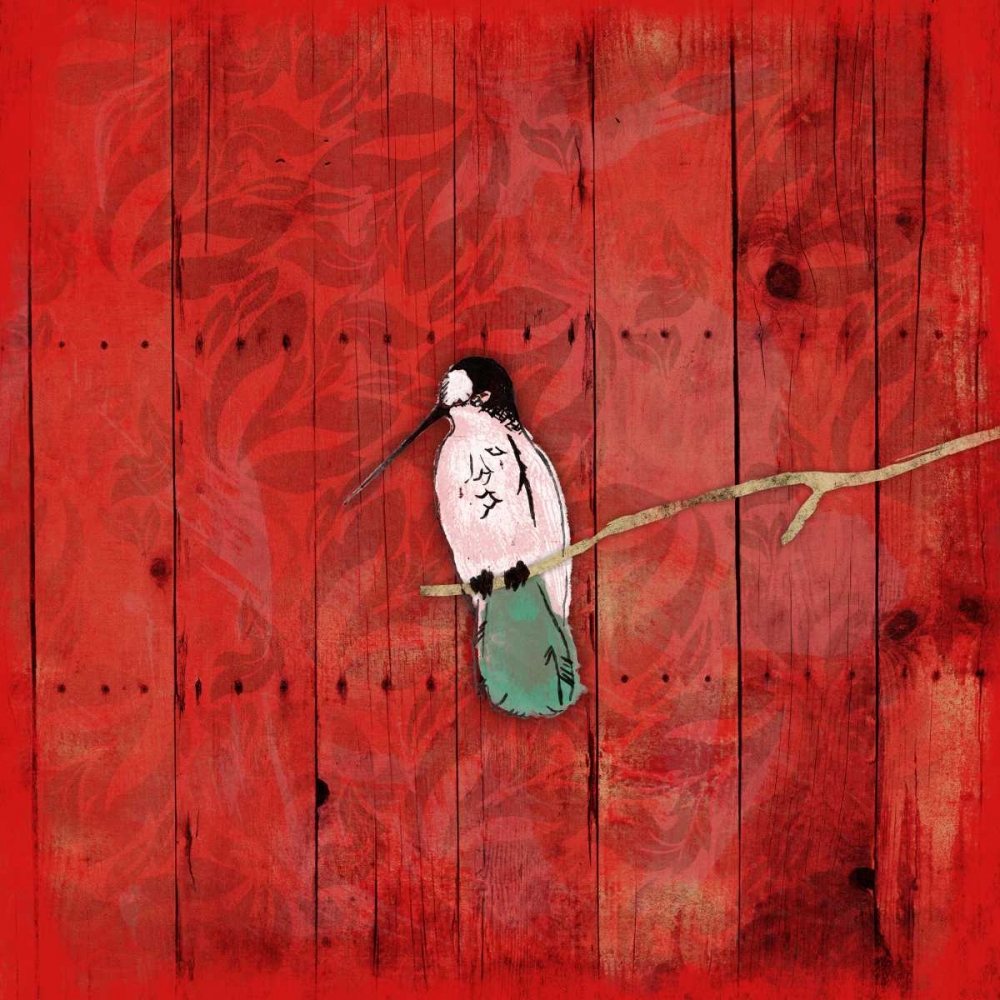 Red Hue Bird 2 art print by Jace Grey for $57.95 CAD