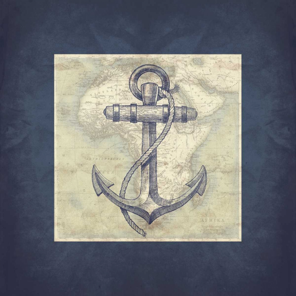 Coastal Map Mate Bordered art print by Jace Grey for $57.95 CAD