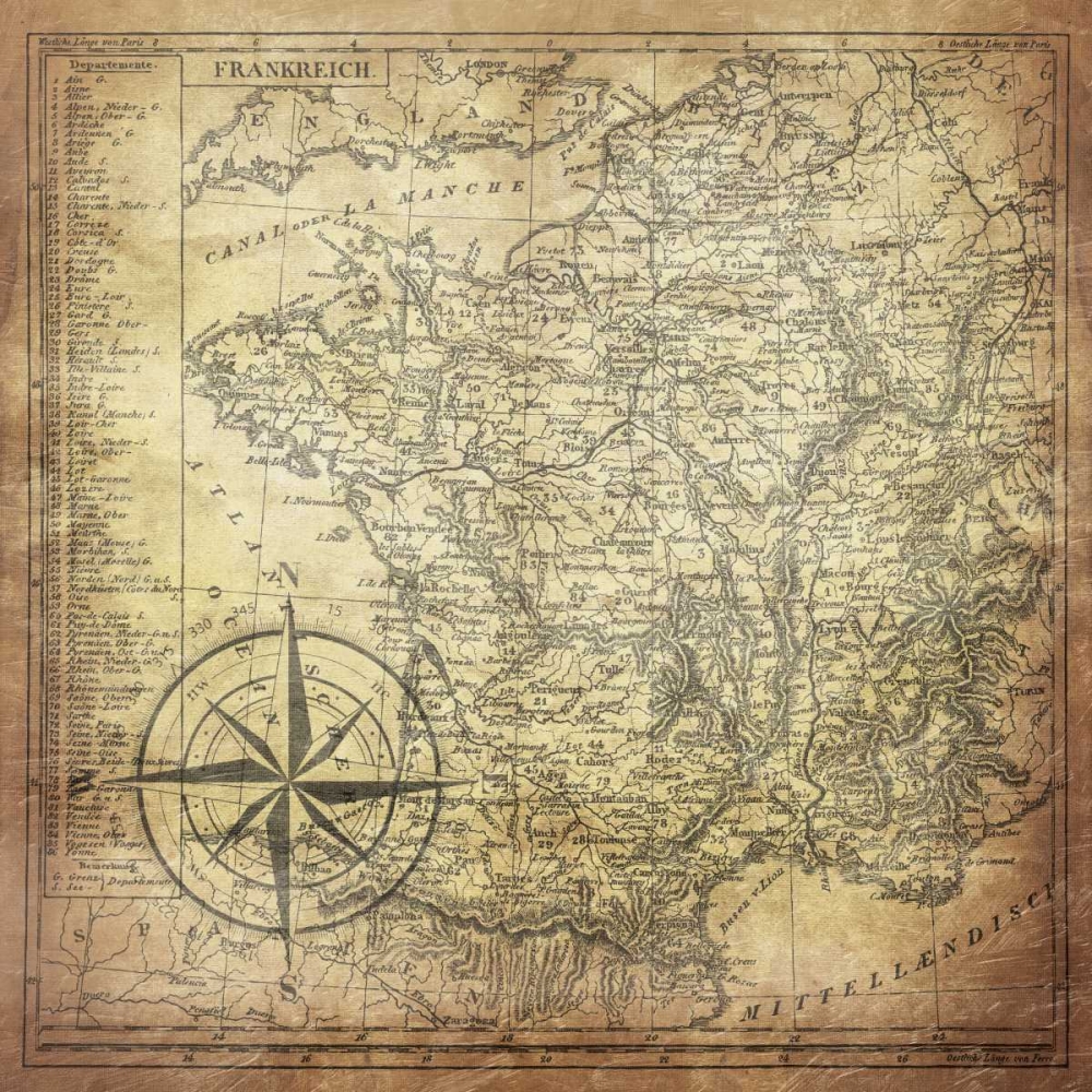 Frankreich art print by Jace Grey for $57.95 CAD