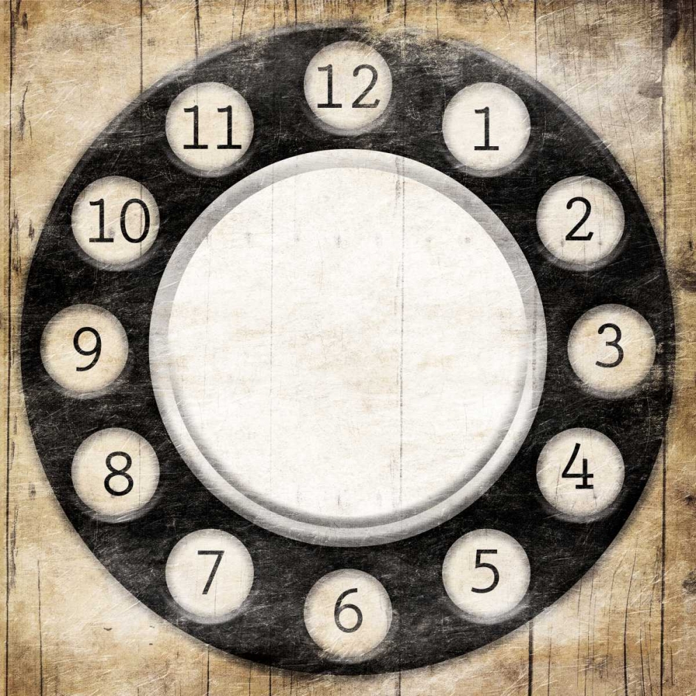 Rottery Clock Black art print by Jace Grey for $57.95 CAD