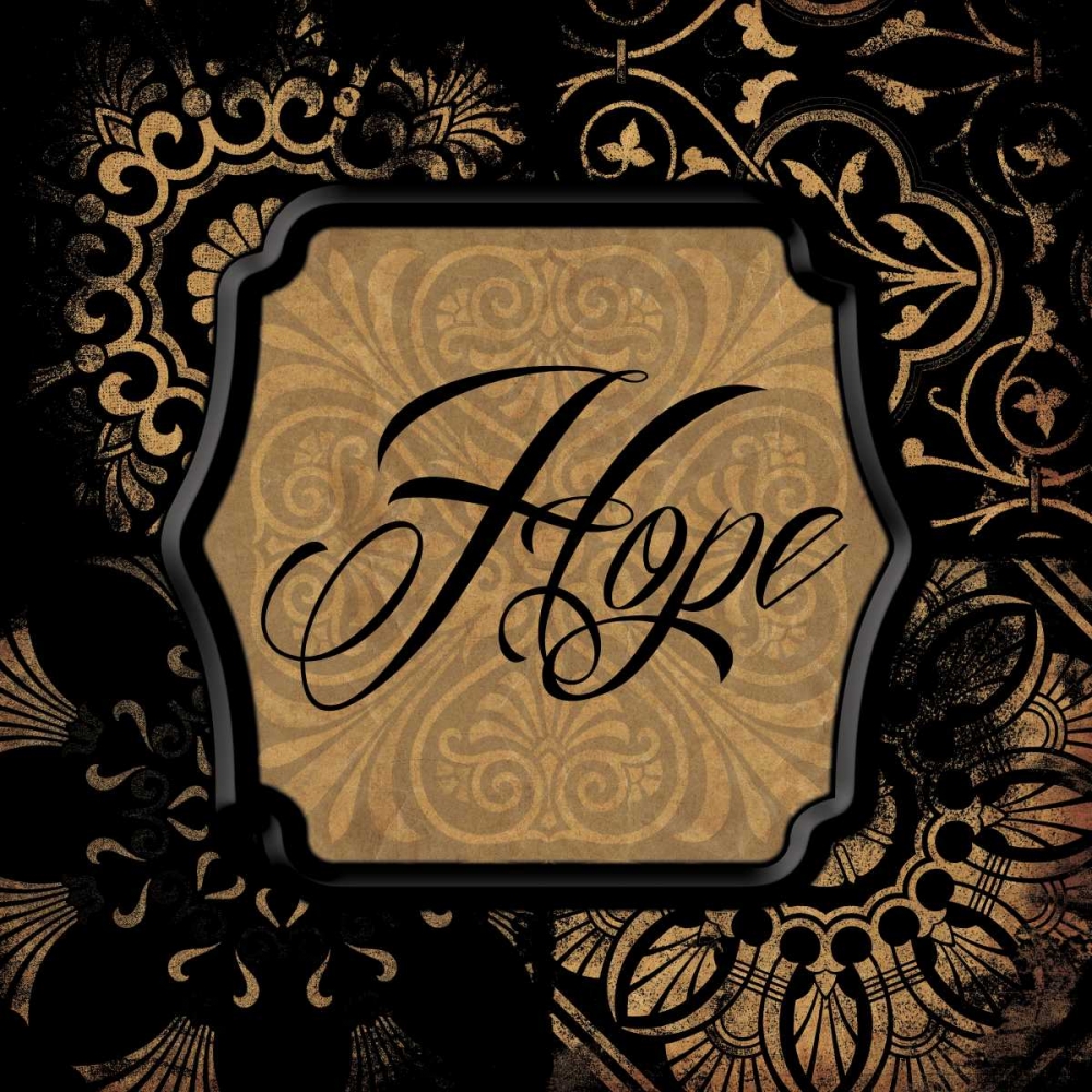 Black gold hope art print by Jace Grey for $57.95 CAD