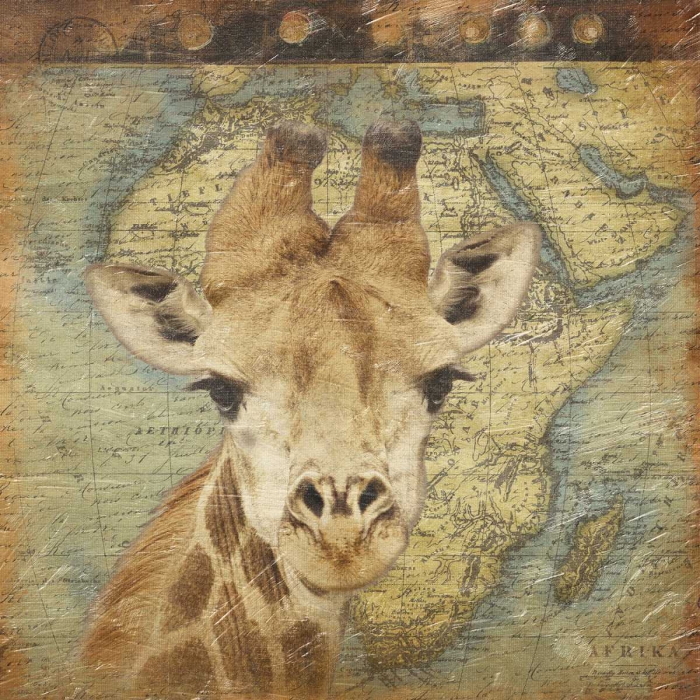 Giraffe Travel art print by Jace Grey for $57.95 CAD