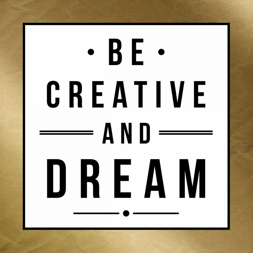 Creative gold border art print by Jace Grey for $57.95 CAD