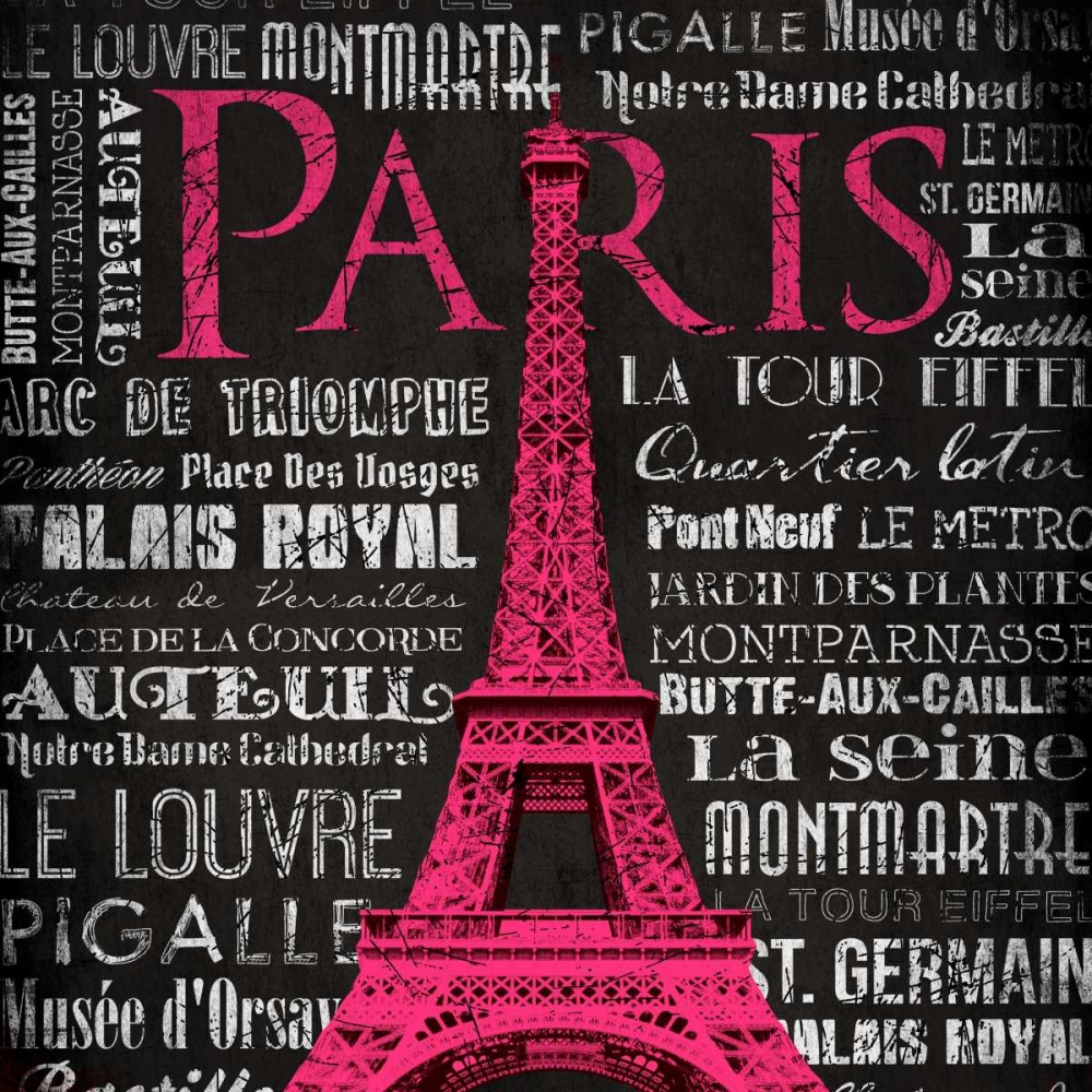 Paris Type art print by Jace Grey for $57.95 CAD