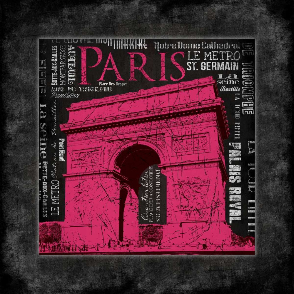PARIS Type mate bordered art print by Jace Grey for $57.95 CAD