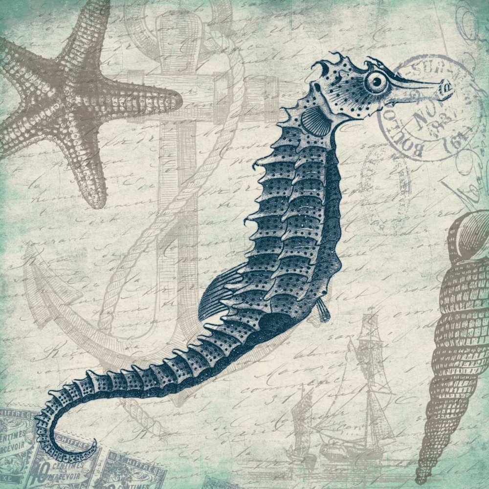 Seahorse art print by Jace Grey for $57.95 CAD