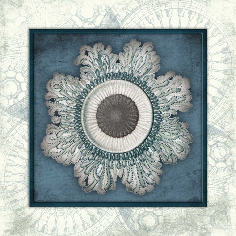 Coastal blue mate bordered art print by Jace Grey for $57.95 CAD