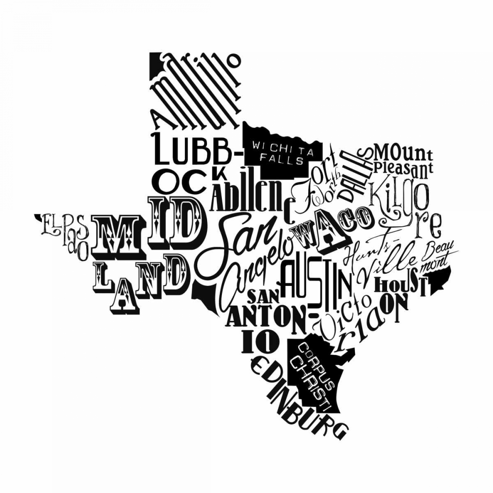 Texas art print by Jace Grey for $57.95 CAD