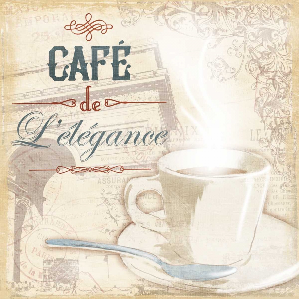 Cafe Lelegance art print by Jace Grey for $57.95 CAD
