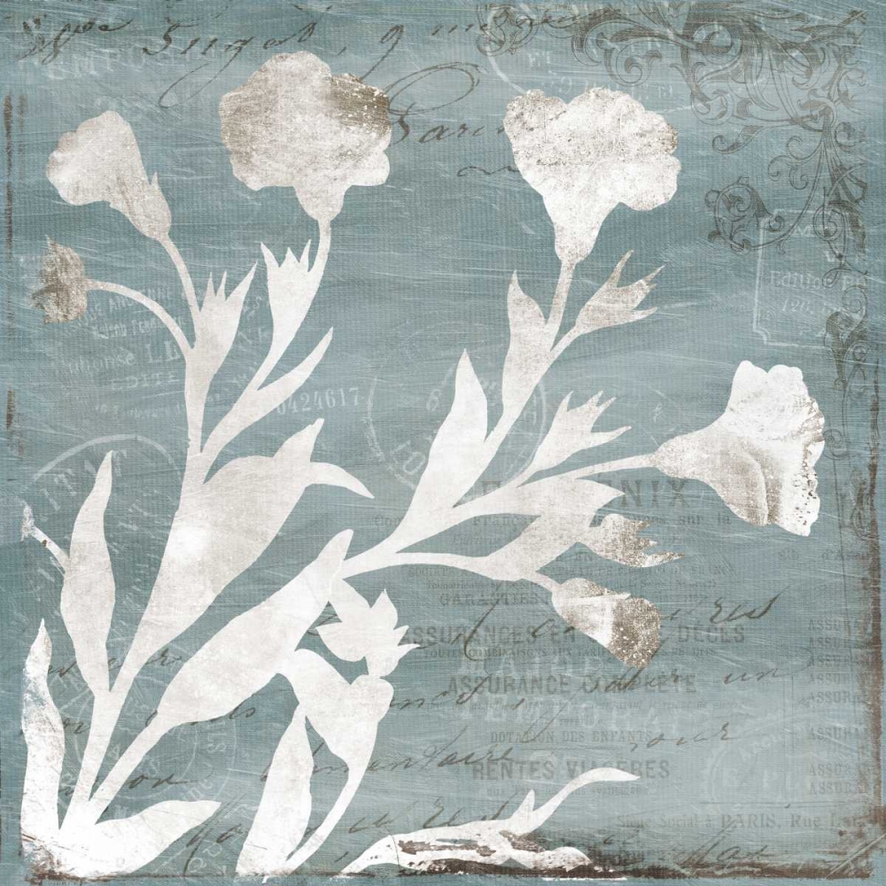 Floral Blues art print by Jace Grey for $57.95 CAD