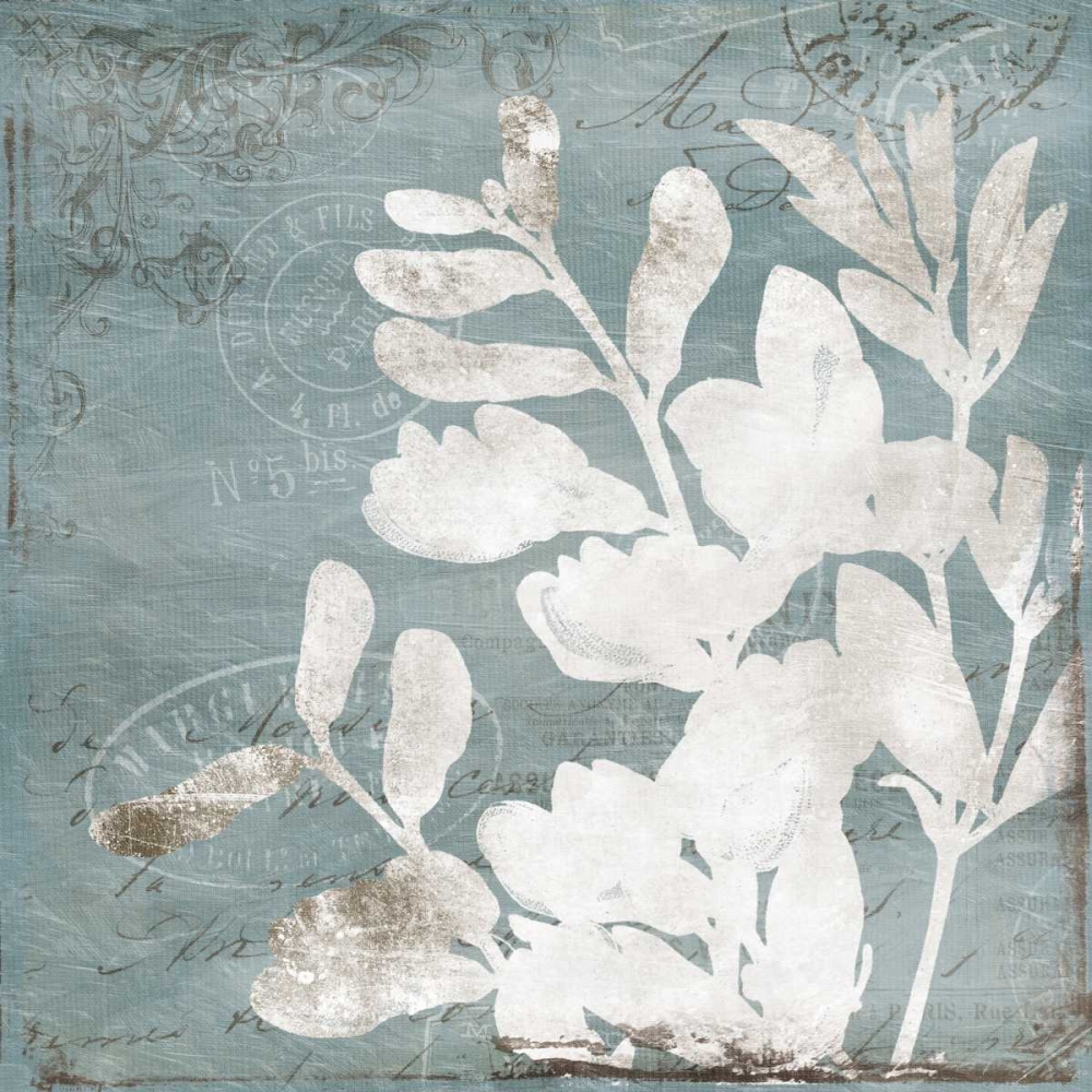 Floral Blues mate art print by Jace Grey for $57.95 CAD