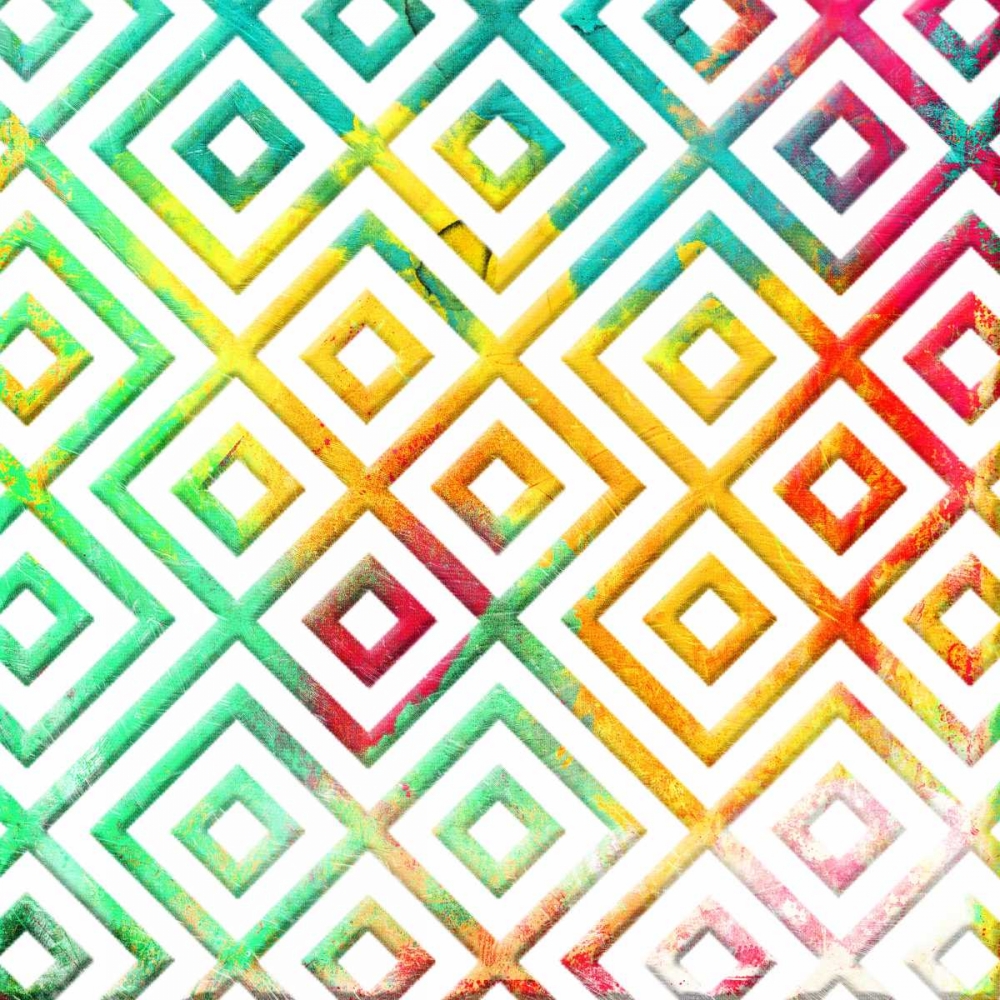 Bright Cosmic pattern mate art print by Jace Grey for $57.95 CAD