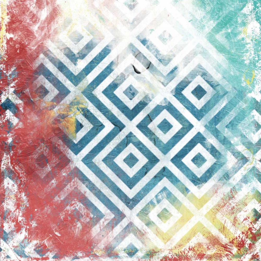 Happy Cosmic pattern mate art print by Jace Grey for $57.95 CAD