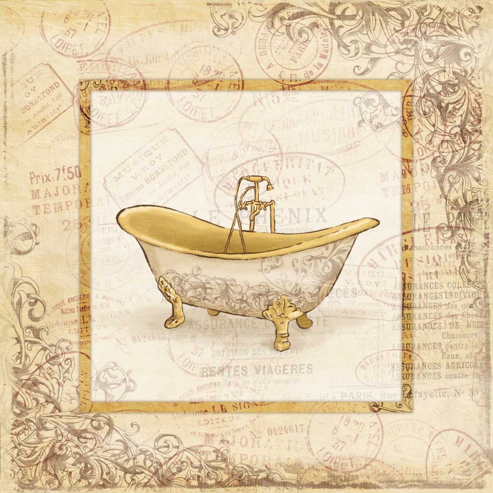 Postal vintage bath art print by Jace Grey for $57.95 CAD