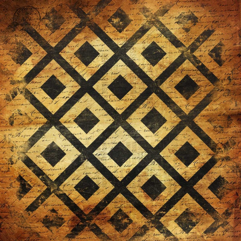 BlackGold Geo 2 art print by Jace Grey for $57.95 CAD
