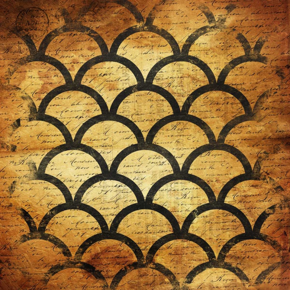 BlackGold Geo 3 art print by Jace Grey for $57.95 CAD
