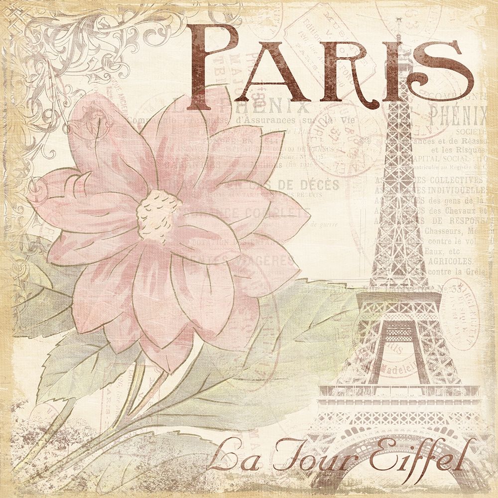 Paris Eiffel art print by Jace Grey for $57.95 CAD