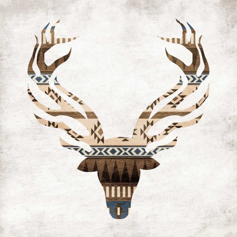 Aztec Deer Mate art print by Jace Grey for $57.95 CAD