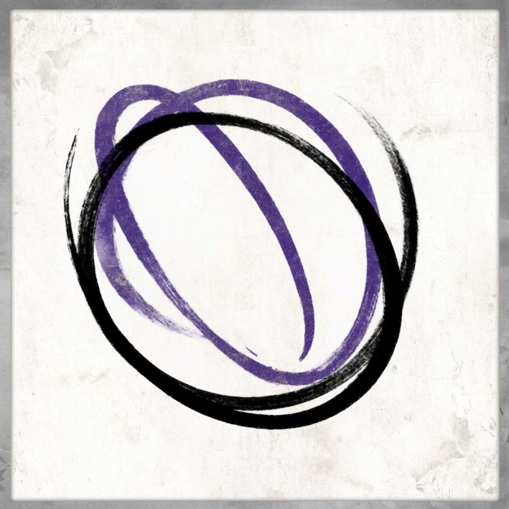 Abstract circle purple art print by Jace Grey for $57.95 CAD