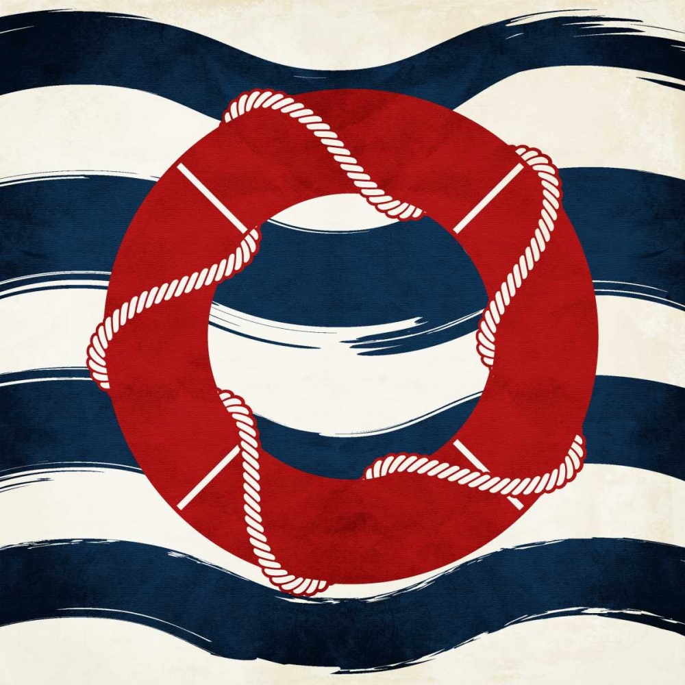 Lifesaver Waves art print by Jace Grey for $57.95 CAD