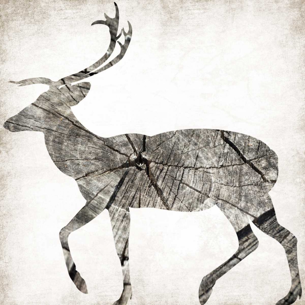 Wood Deer Mate art print by Jace Grey for $57.95 CAD