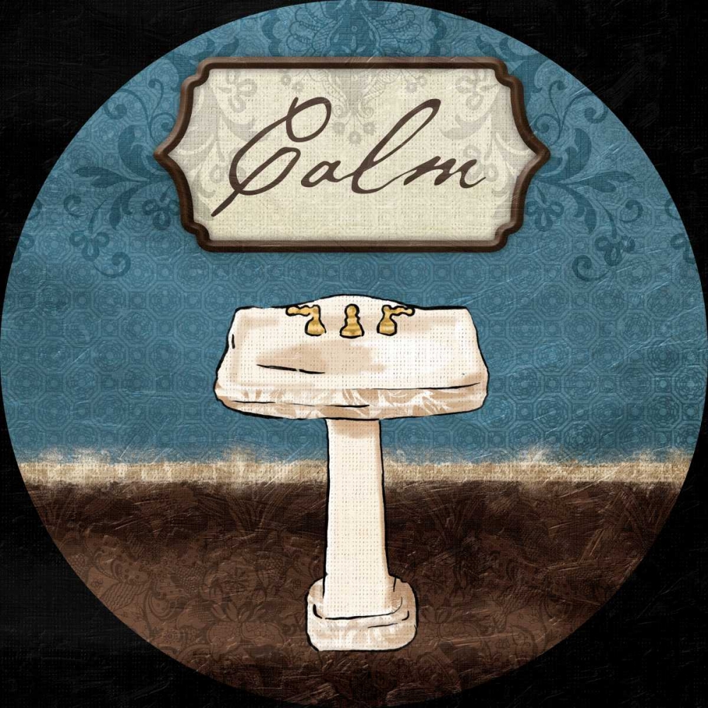 Calm Sink Round art print by Jace Grey for $57.95 CAD