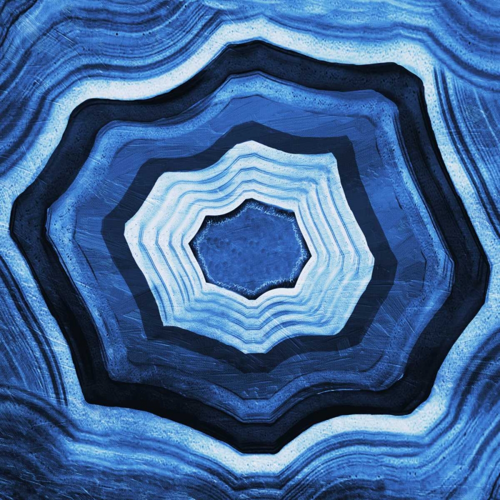 Blue Agate rings art print by Jace Grey for $57.95 CAD